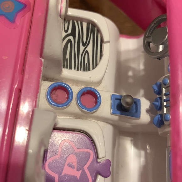 Polly Pocket Pink convertible Car Pollypockets doll Mattel 2000 vintage Play Toy - Picture 12 of 16